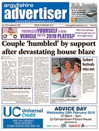 Argyllshire Advertiser front cover